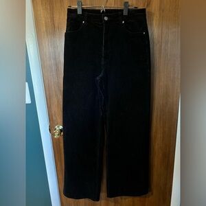 Divided by H&M high rise, wide leg corduroy pants